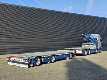 FH 500 8x2 / HMF 70 tm CRANE + JUMBO TRAILER